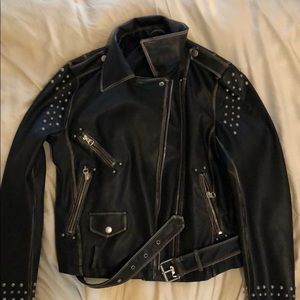 Zara leather jacket